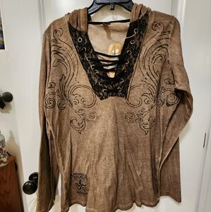 PRCA final rodeo bling hoodie